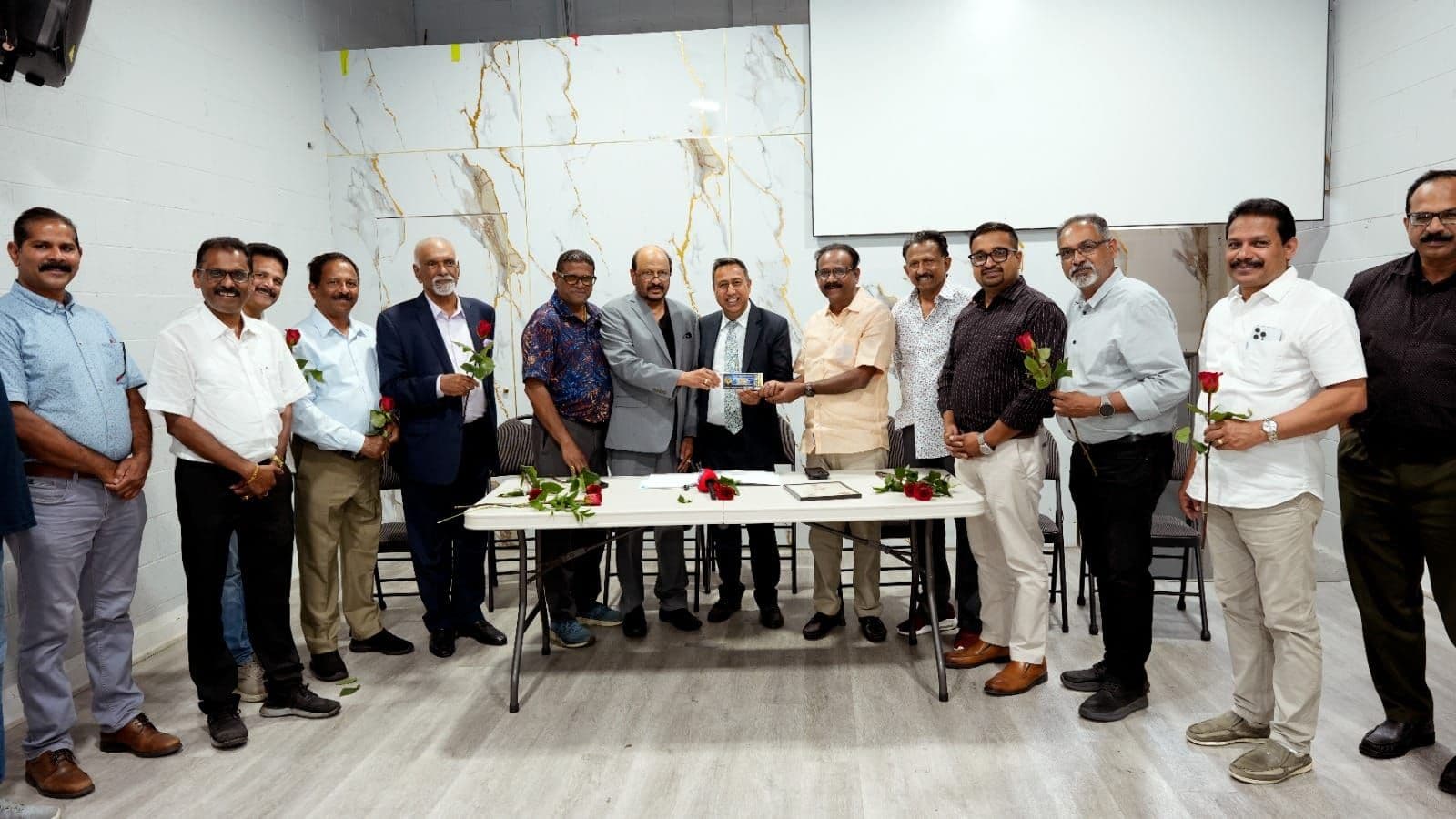 Reception for Kunnathunadu MLA V P Sajeendran photo 6
