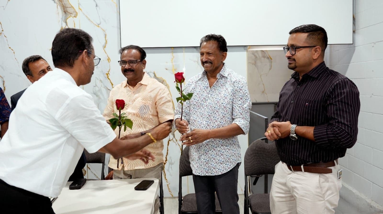 Reception for Kunnathunadu MLA V P Sajeendran photo 8